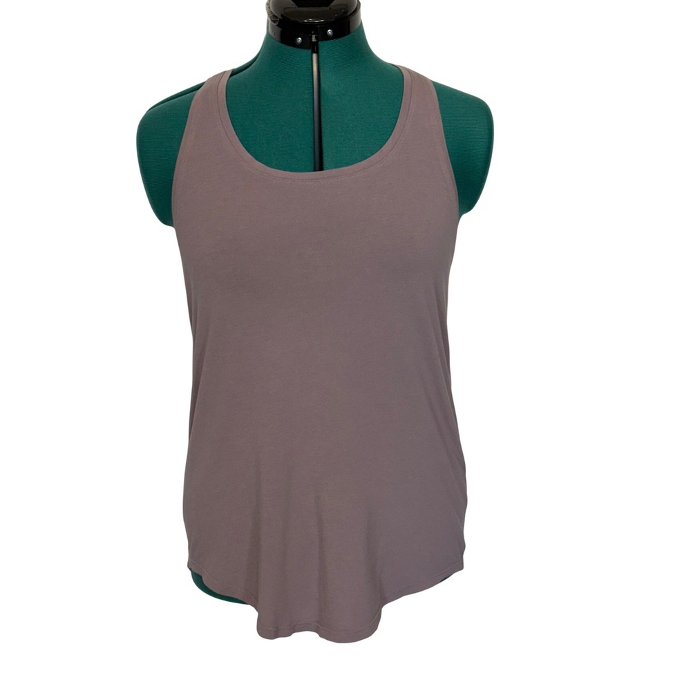 Lululemon Mauve Purple Racerback Keyhole Back Tank Top Activewear Yoga Size 4-6